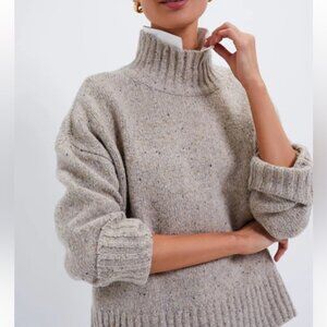 Tuckernuck Marled Oat Hannah Turtleneck Sweater. Size XL.